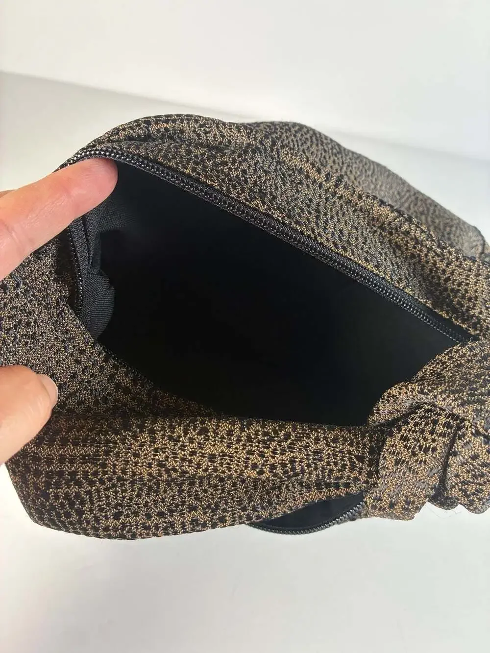 New Hope Girls Hobo Clutch Bag in Metallic Bronze Mesh Boho